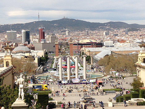 walking tour montjuic